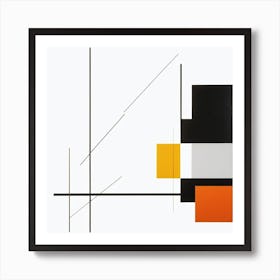 Abstract Squares 6 Art Print