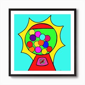 Gumballs Art Print