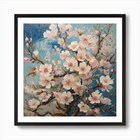Blossoming Cherry Tree 1 Art Print