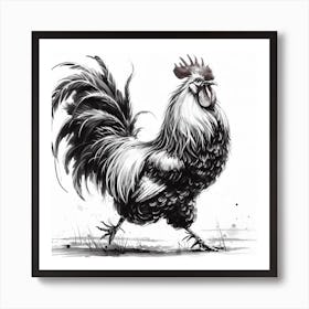 Rooster 1 Art Print