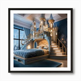 Cinderella Bedroom Art Print