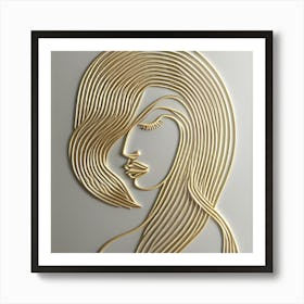 Portrait Of A Woman Art Print