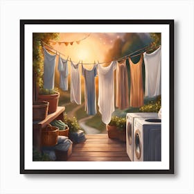 Laundry Room Art Print
