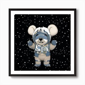 Space Bear Art Print