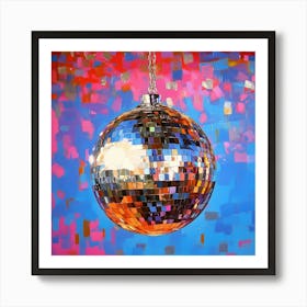 Disco Ball Art 35 Art Print