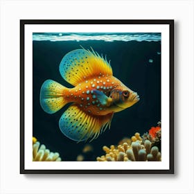 Flamingo Fish Art Print