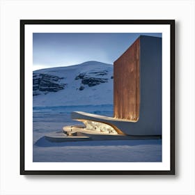 Antarctic Auditorium Art Print