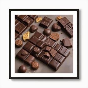 Chocolate Bars 2 Art Print