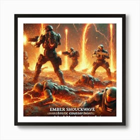 Flame Guardians Ember Shockwave Affiche