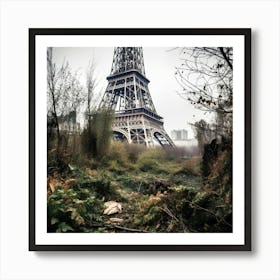 Abandoned Eiffel Tower 1 Art Print