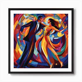 Latin Dancers 2 Art Print