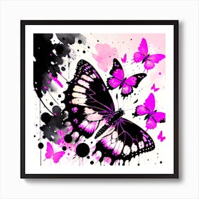 Butterfly Painting 26 Art Print