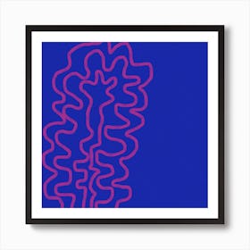 Matisse Inspired Pink Cactus Art Print