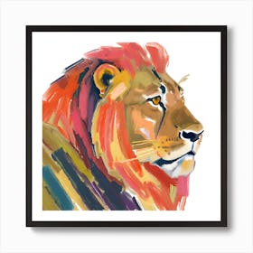 Asiatic Lion 02 Art Print