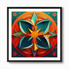 Zen Mandala Art Print