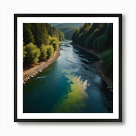  Unique Design Art Of River 2 Art Print