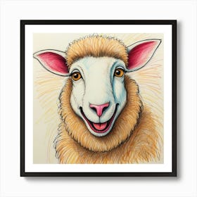 Sheep Face Affiche