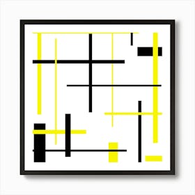 Abstract Geometric Pattern 3 Art Print