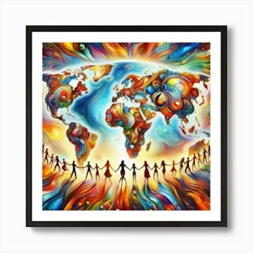 We are the world Art Print