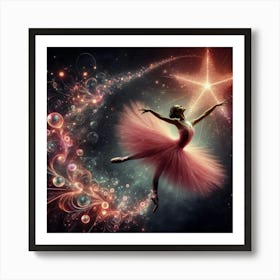 Star Ballerina Art Print