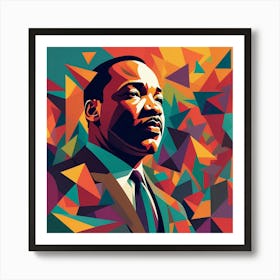 Martin Luther King Jr. 20 Art Print