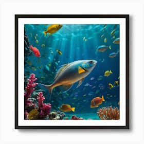 Coral Reef 1 Art Print