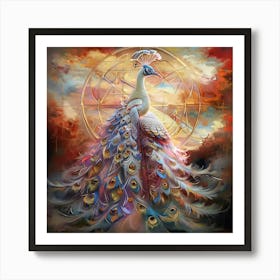 Peacock Canvas Print Art Print