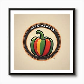 Bell Pepper Logo 4 Art Print