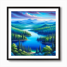 Twilight Serenity 1 Art Print