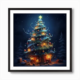 Christmas Tree Art Print