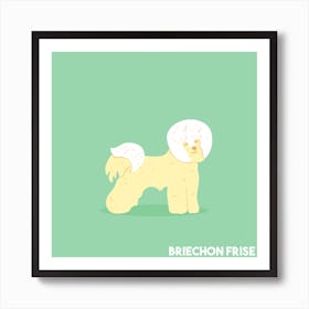 Briechon Frise Art Print