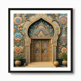 Islamic Door 2 Art Print