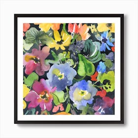 Pansies Art Print