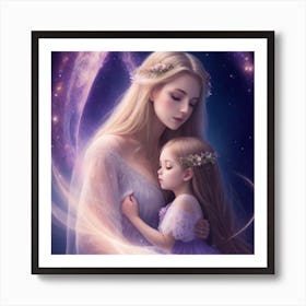 Mother And Daughter Art Print