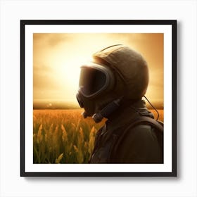 Soldier In The Field Art Print