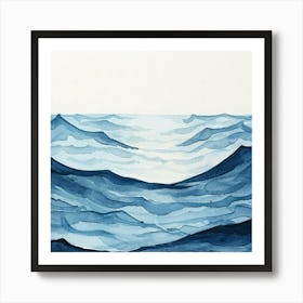 Ocean Waves Art Print