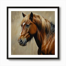 Horse Portrait 4 Art Print