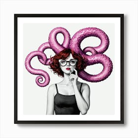 Octopus Head 2 Art Print