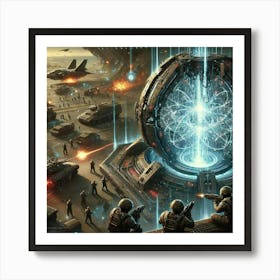 Gravity Disruptor Offensive Defensive Art Print