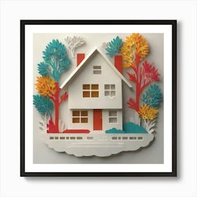 House In The Woods 1 Art Print