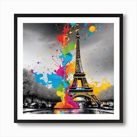 Paris Eiffel Tower 13 Art Print