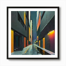 City At Night Art Print