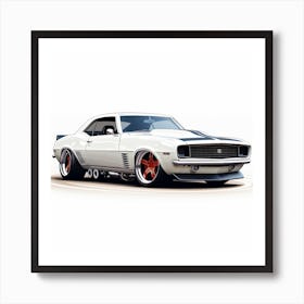 American Muscle Car 004 Art Print