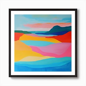 Abstract Travel Collection Turks And Caicos Island 2 Art Print