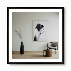 Portrait Of A Woman 9 Art Print