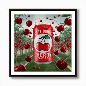 Cherry Drink Art Print