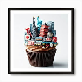 Tokio Cupcake Art Print