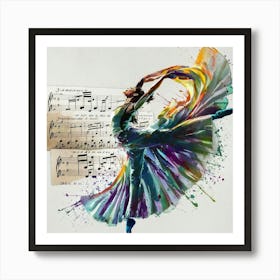 Ballet Dancer 9 Art Print