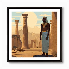 Egyptian King 1 Art Print