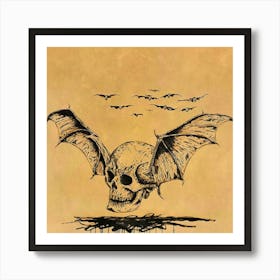 Avenged Sevenfold Skull Art Art Print